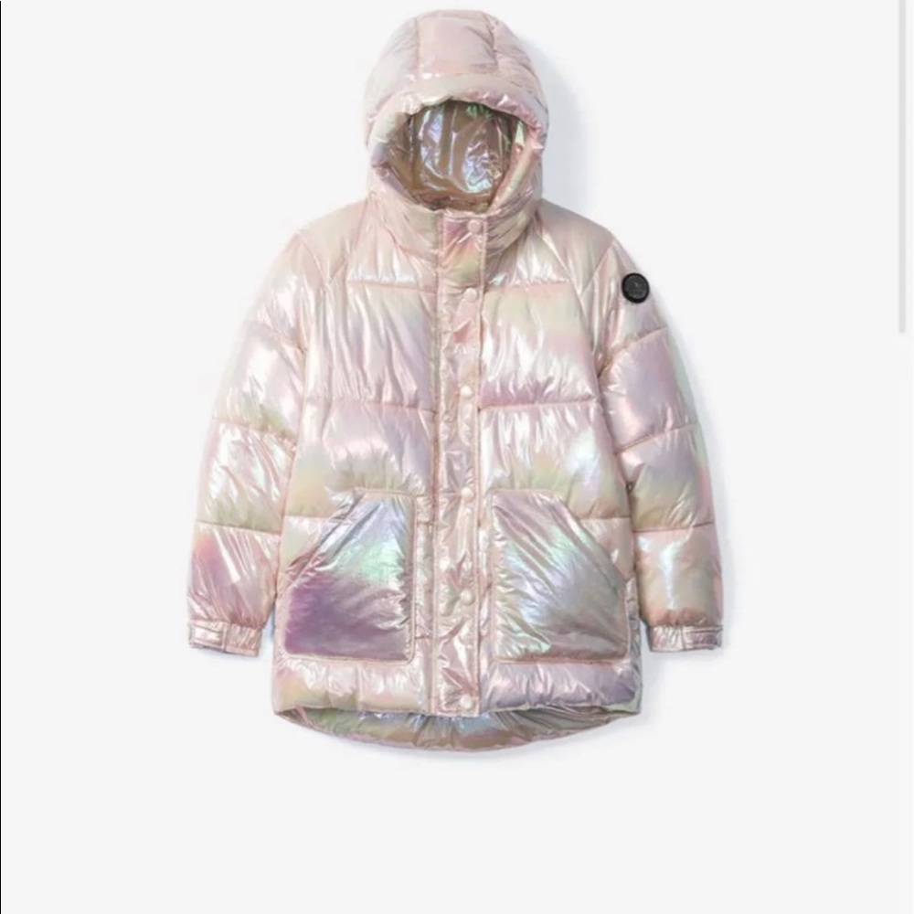 Noize Bonita G Kids Iridescent Tanzanite Puffer Jacket NWT